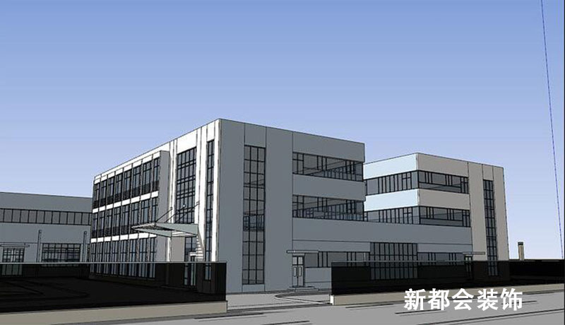 1800㎡厂房设计装修