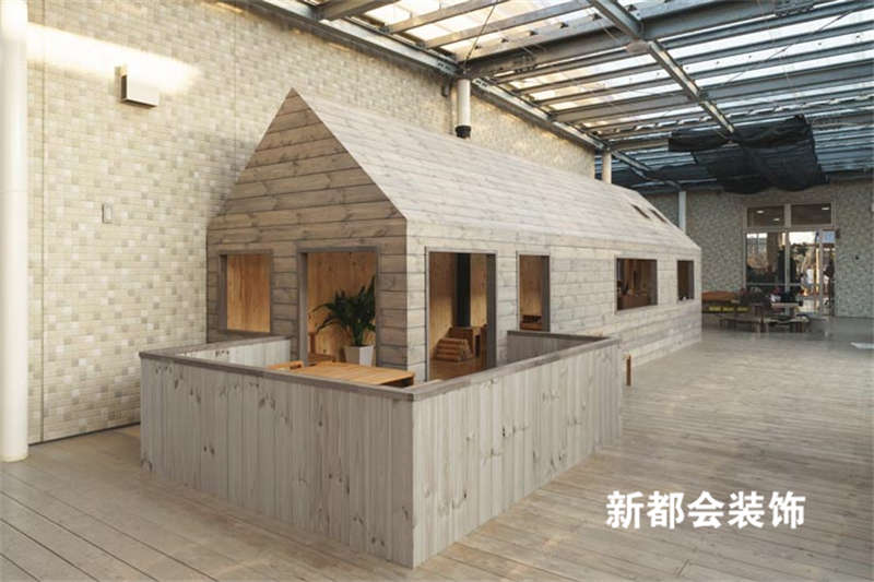 100㎡少儿教育机构装修设计