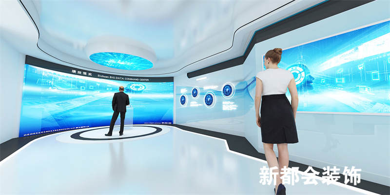 科技产品大数据展厅设计